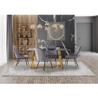 Halmar Konami 160/90 (черный мрамор/золотой) Image #11