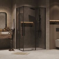 Grossman Galaxy 90x70x195 300.K33.01.9070.21.10 (черный матовый/тонированное стекло) Image #7