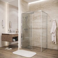 Grossman Galaxy 110x90x195 120.K33.01.1190.10.00 (хром/прозрачное стекло) Image #8