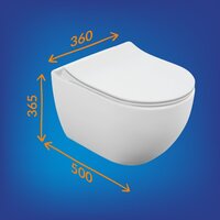 Cersanit Brasko Slim 64824 + Aqua M 40 68177 с кнопкой Estetica 64111 (кнопка белый/хром глянец) Image #30