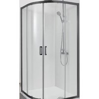 Aquatek AQ ARI RO10020BL 100x100 (черный/прозрачное стекло)