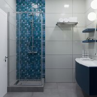 Triton Терра 90x90 (хром, без поддона) Image #2