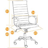 TetChair Urban (флок, серый) Image #8