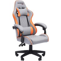 CHAIRMAN CH28 (экокожа, серый/оранжевый)