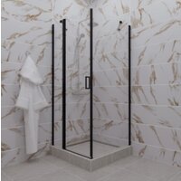 Triton Йота-Блэк 90x90 (черный, с поддоном) Image #3