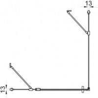 Triton Йота-Блэк 90x90 (черный, с поддоном) Image #7