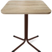 Sheffilton SHT-TU7-1/60/60 ЛДСП (коричневый муар(цинк)/черный/дуб сонома)