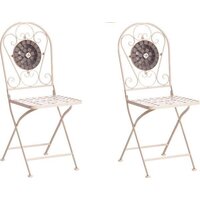 TetChair Secret de Maison Vicenza (2 шт, белый/плитка калейдоскоп)