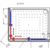 Radomir 90x110 R 1-03-1-2-0-1220 (прозрачное стекло) Image #3