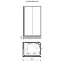Radomir 90x110 R 1-03-1-2-0-1220 (прозрачное стекло) Image #2