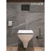 Cersanit Carina New Clean On с инстал. Link Pro (с кнопкой Twins 63534 черный/золото) Image #16