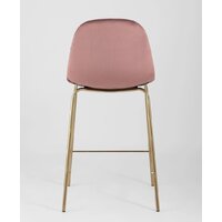 Stool Group Валенсия SN полубарный OS-001CB HLR-44 (велюр розовый/золотые ножки) Image #5