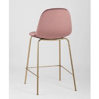 Stool Group Валенсия SN полубарный OS-001CB HLR-44 (велюр розовый/золотые ножки) Image #6