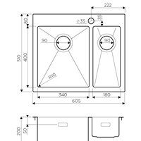 Omoikiri Akisame 60-2 IN-L Image #2
