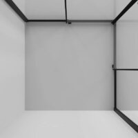 Niagara NG-6822-34BLACK 80x80x195 (черный матовый/прозрачное стекло) Image #8