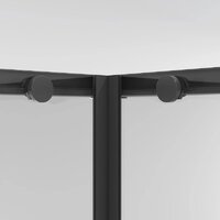 Niagara NG-6822-34BLACK 80x80x195 (черный матовый/прозрачное стекло) Image #4