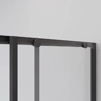 Niagara NG-6822-34BLACK 80x80x195 (черный матовый/прозрачное стекло) Image #5