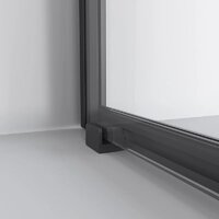 Niagara NG-6822-34BLACK 80x80x195 (черный матовый/прозрачное стекло) Image #7