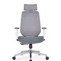 Norden Имидж Gray 2 YS-0817H(FY+FY)W (белый пластик/серая ткань) Image #3