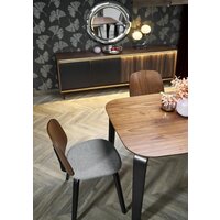 Halmar Pedro 160/90/75 (орех/черный) Image #2