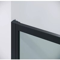 Grossman Cosmo 110x90x195 120.K33.02.1190.21.00 (черный матовый/прозрачное стекло) Image #5