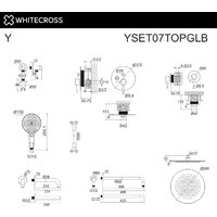 Whitecross Y YSET07TOPGLB (брашированное золото) Image #3