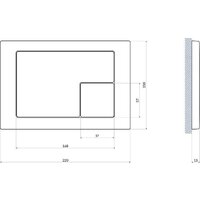 Cersanit Brasko Slim 64824 + Aqua M 40 68177 с кнопкой Corner 64077 (кнопка белый) Image #11
