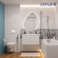 Cersanit Brasko Slim 64824 + Aqua M 40 68177 с кнопкой Corner 64077 (кнопка белый) Image #5