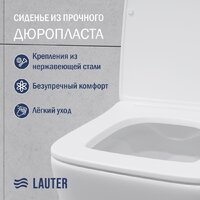 Lauter Square 214903 с кнопкой 219704E (круглая, черный) Image #4