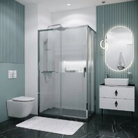 Grossman Style 130x80x195 120.K33.05.1380.10.02 (хром/стекло шиншилла) Image #7