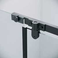 Grossman Pragma 110x80x195 120.K33.03.1180.21.00 (черный матовый/стекло прозрачное) Image #4