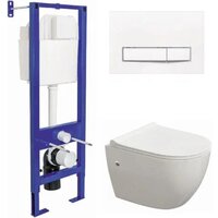 Berges Wasserhaus 042446 (с сиденьем и кнопкой смыва)