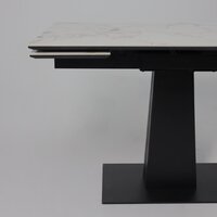 Lepremo AV 2119 МДФ+керамика раздвижной 1200-1800x800 (натуральный глянцевый Gold Jade/черный) Image #10