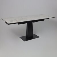 Lepremo AV 2119 МДФ+керамика раздвижной 1200-1800x800 (натуральный глянцевый Gold Jade/черный) Image #8