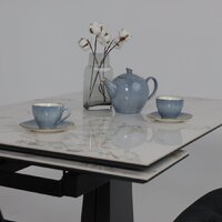 Lepremo AV 2119 МДФ+керамика раздвижной 1200-1800x800 (натуральный глянцевый Gold Jade/черный) Image #18