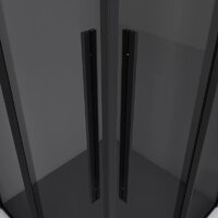 Niagara NG-2823-34BLACK 90x90x195 (черный матовый/тонированное стекло) Image #2