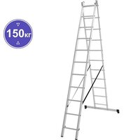 Новая высота NV 122 алюминиевая двухсекционная 2x11 ступеней Image #1