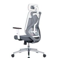 Norden Имидж Grey YS-0817H(D+T)W (белый пластик/серая сетка) Image #7