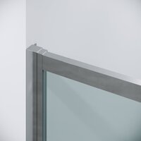 Grossman Cosmo 100x80x195 120.K33.02.1080.10.00 (хром/прозрачное стекло) Image #4