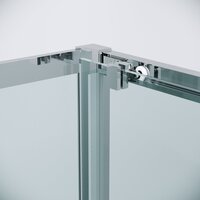 Grossman Cosmo 100x80x195 120.K33.02.1080.10.00 (хром/прозрачное стекло) Image #3