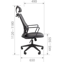 CHAIRMAN 545 (экокожа бежевый) Image #5