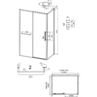 Grossman Style 130x90x195 120.K33.05.1390.10.00 (хром/прозрачное стекло) Image #11