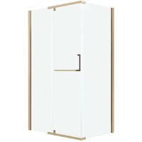 Grossman Pragma 110x80x195 120.K33.03.1180.32.00 (золото сатин/прозрачное стекло) Image #1