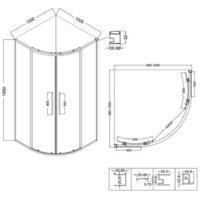 Niagara NG-3627-34 100x100x195 (хром/шиншилла стекло) Image #10