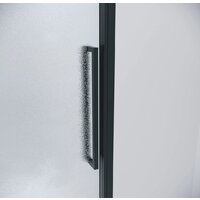 Grossman Cosmo 110x80x195 120.K33.02.1180.21.02 (черный матовый/шиншилла стекло) Image #2