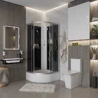 Niagara NG-3503-14BK 80x80x215 (тонированное стекло) Image #2