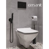 Cersanit Carina New Clean On с инсталляцией Leon S-IN-BLACK-Cg-w Image #6