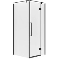 Niagara NG-6832-34BLACK 100x100x195 (черный матовый/прозрачное стекло)