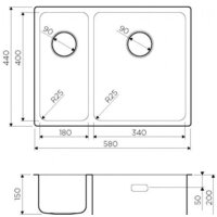 Omoikiri Tadzava 58-2-U/I-IN-R 4993773 (нержавеющая сталь) Image #3