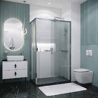 Grossman Style 130x90x195 120.K33.05.1390.10.02 (хром/стекло шиншилла) Image #9